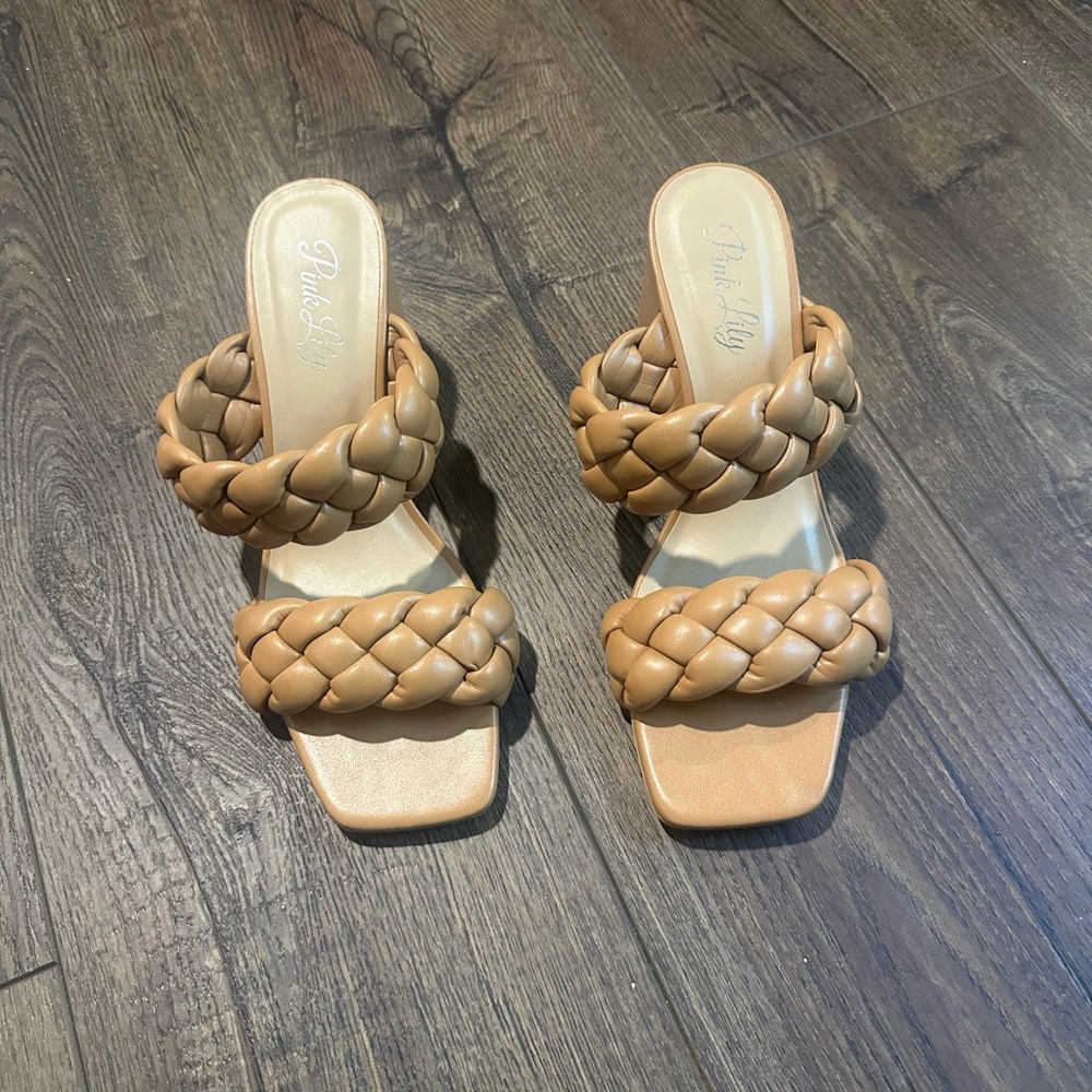 Pink Lily boutique block heels